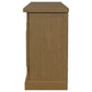 Florence 4-door Dining Sideboard Buffet Cabinet Rustic Honey