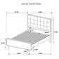 Robyn 4-piece Full Bedroom Set Light Ash