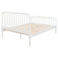 Jones Wood Full Open Frame Bed White