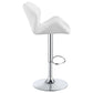 Berrington Upholstered Adjustable Bar Stool White (Set of 2)