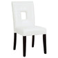 Shannon Upholstered Dining Side Chair White (Set of 2)