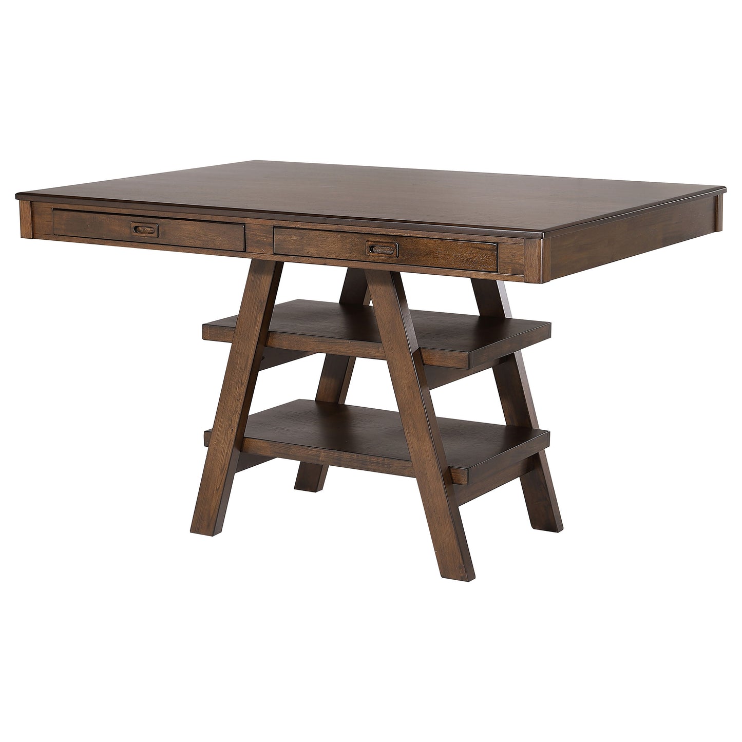 Dewey Rectangular 60-inch Counter Height Dining Table Walnut