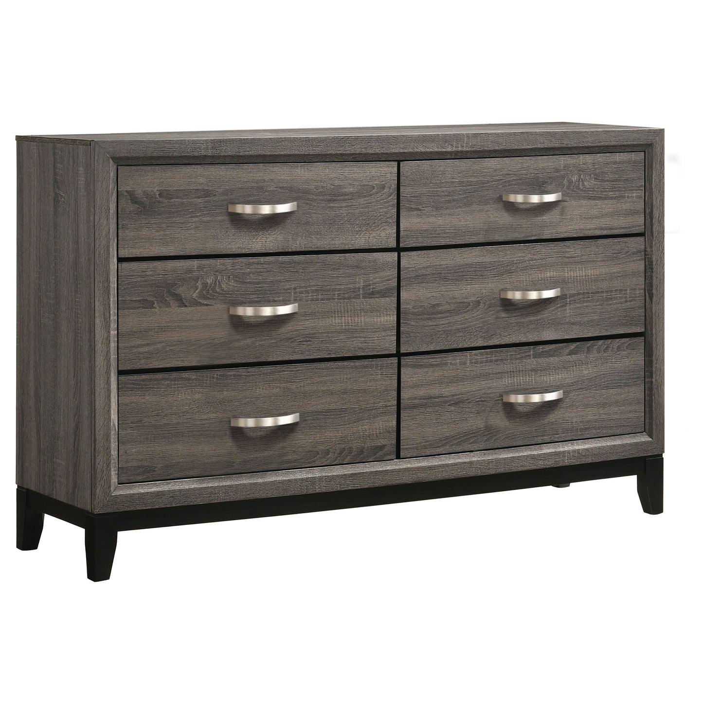 Watson 4-piece Eastern King Bedroom Set Grey Oak