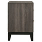 Watson 2-drawer Nightstand Grey Oak