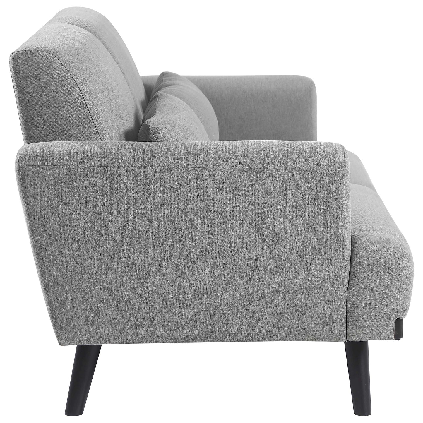 Blake Upholstered Track Arm Loveseat Sharkskin