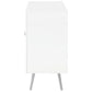 Nieta 2-door Engineered Wood Accent Cabinet White High Gloss