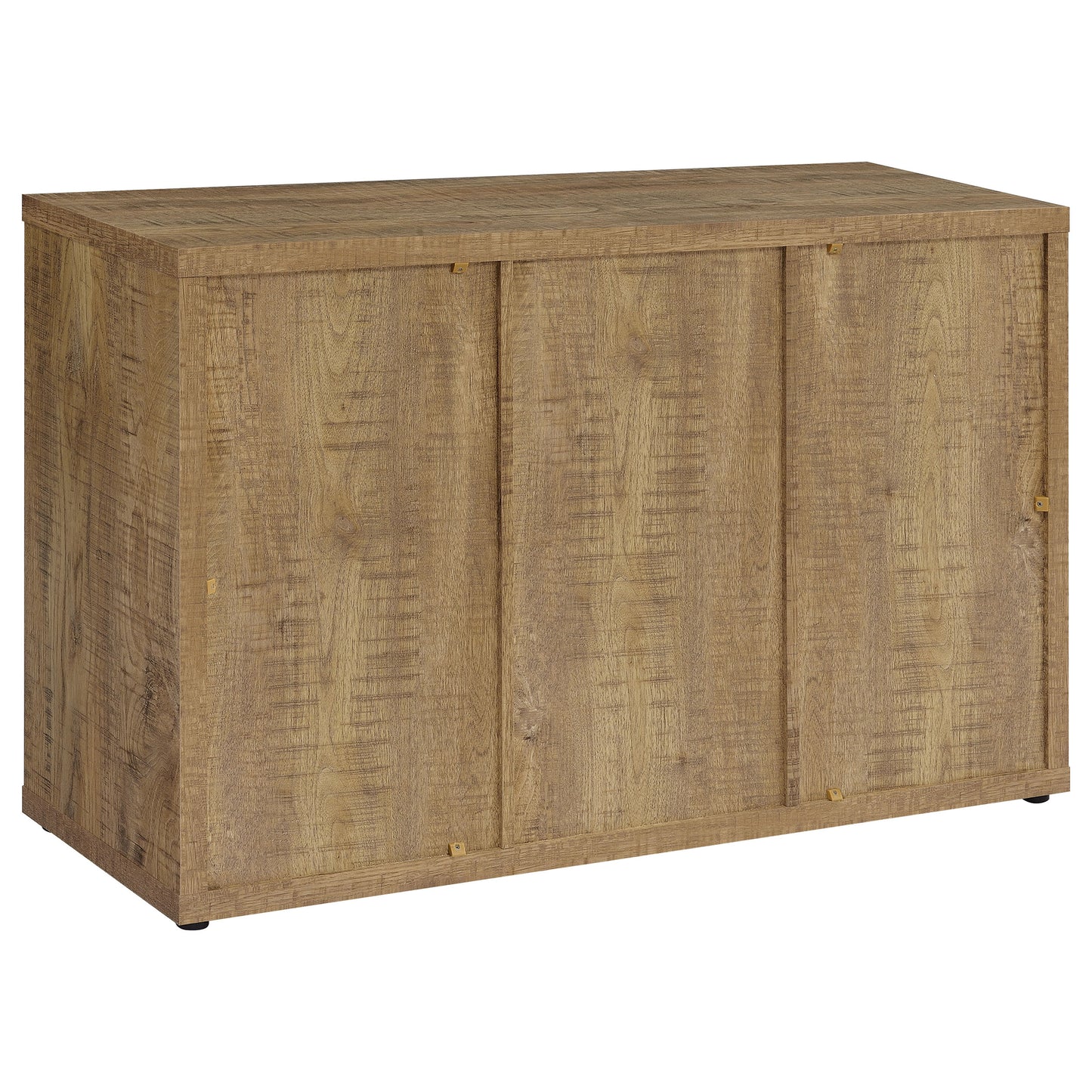 Pepita 3-door Engineered Wood Accent Cabinet Mango Brown